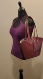 Bernice Satchel in Faux Fabulous Leather Digital PDF Sewing Pattern