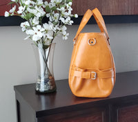 Wendy Satchel in Faux Fabulous Leather Digital PDF Sewing Pattern