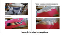 Phoebe Striped Satchel PDF Sewing Pattern